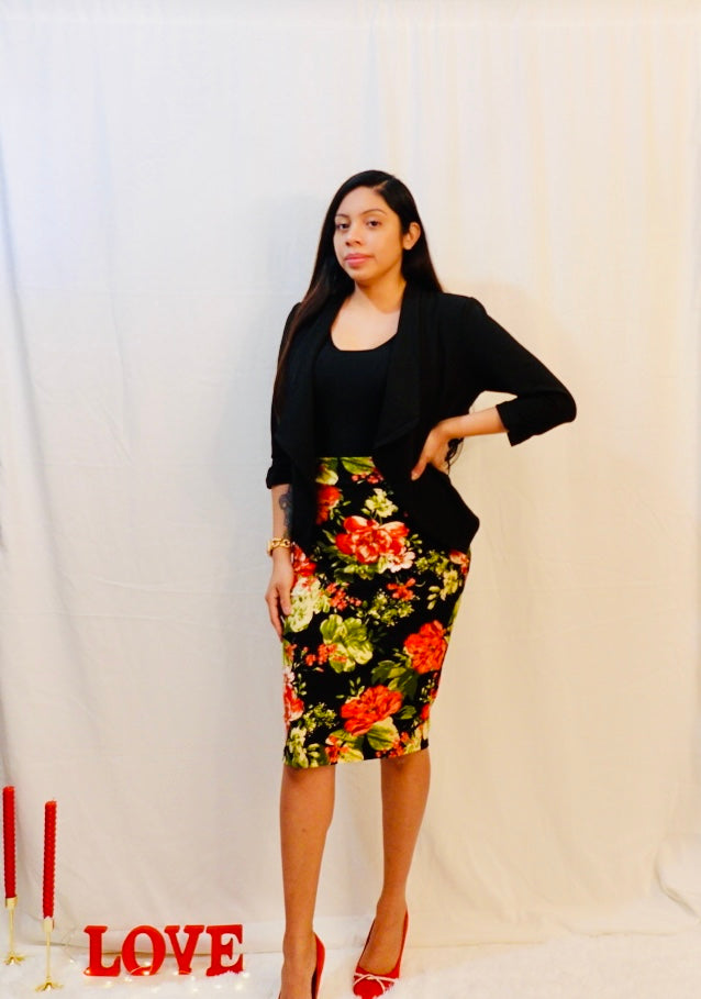 Sarahí Floral Skirt