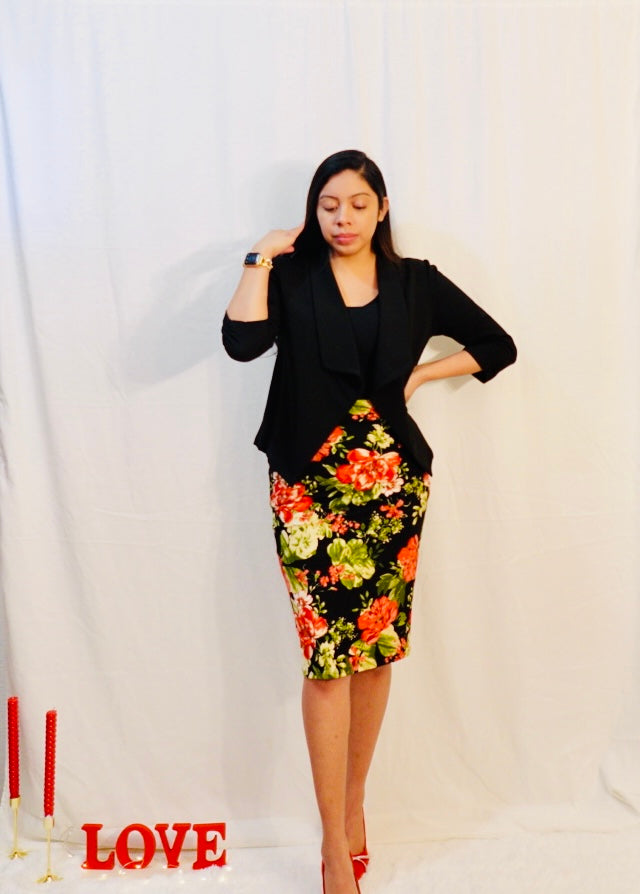 Sarahí Floral Skirt