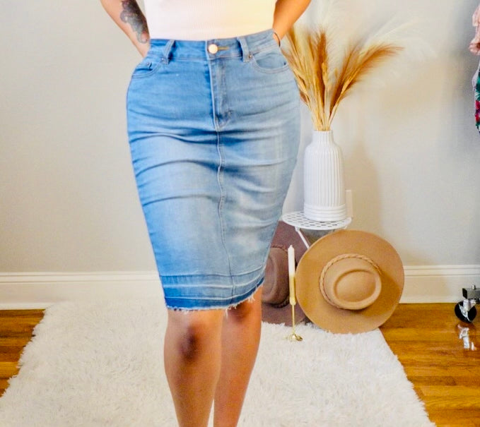 Maya Denim Skirt