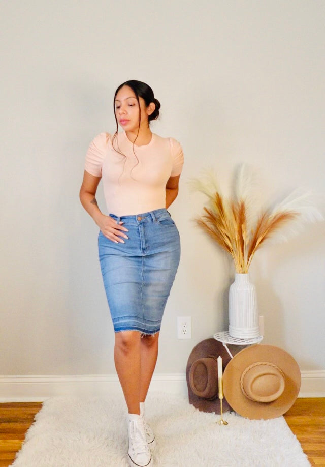 Maya Denim Skirt