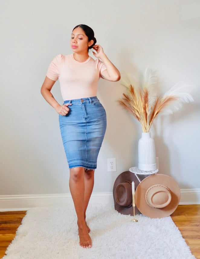 Maya Denim Skirt