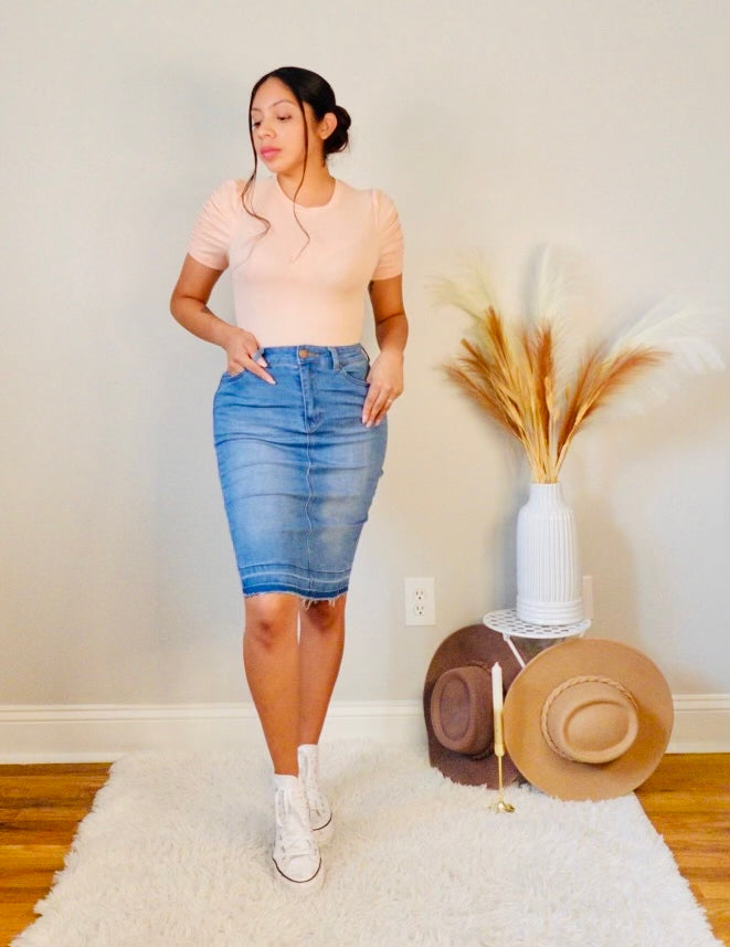 Maya Denim Skirt