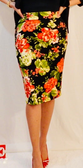 Sarahí Floral Skirt