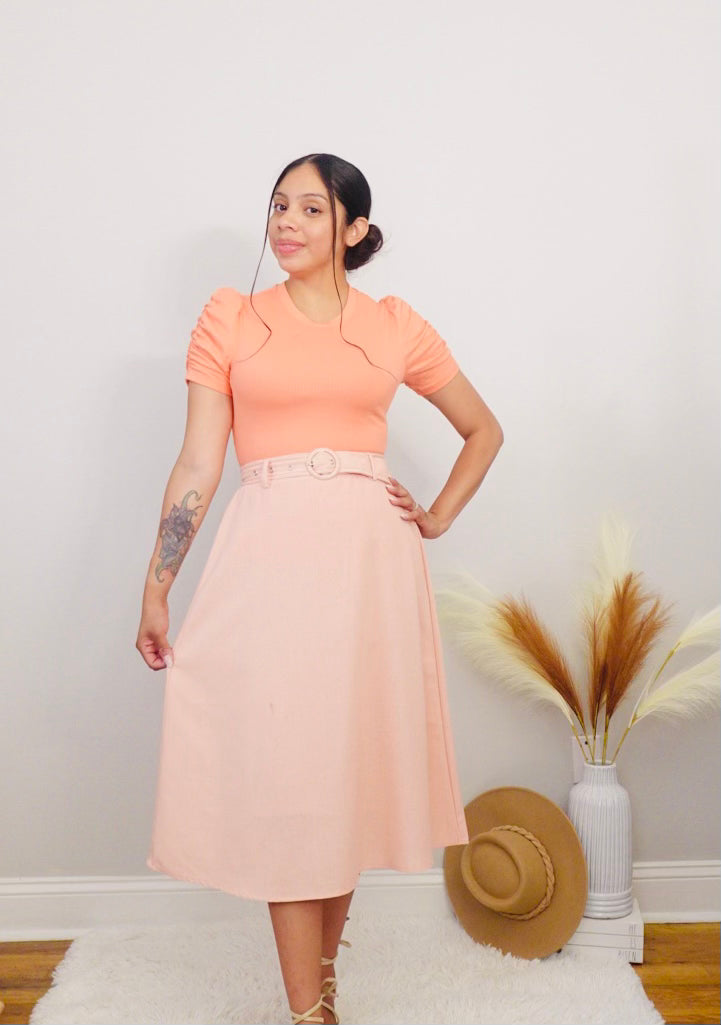 Celene Blush Skirt