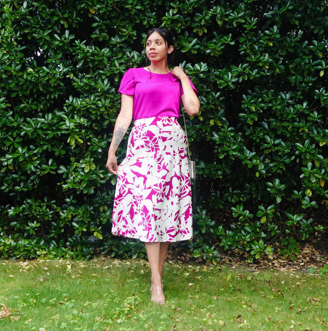 Rebecca Fuchsia Skirt