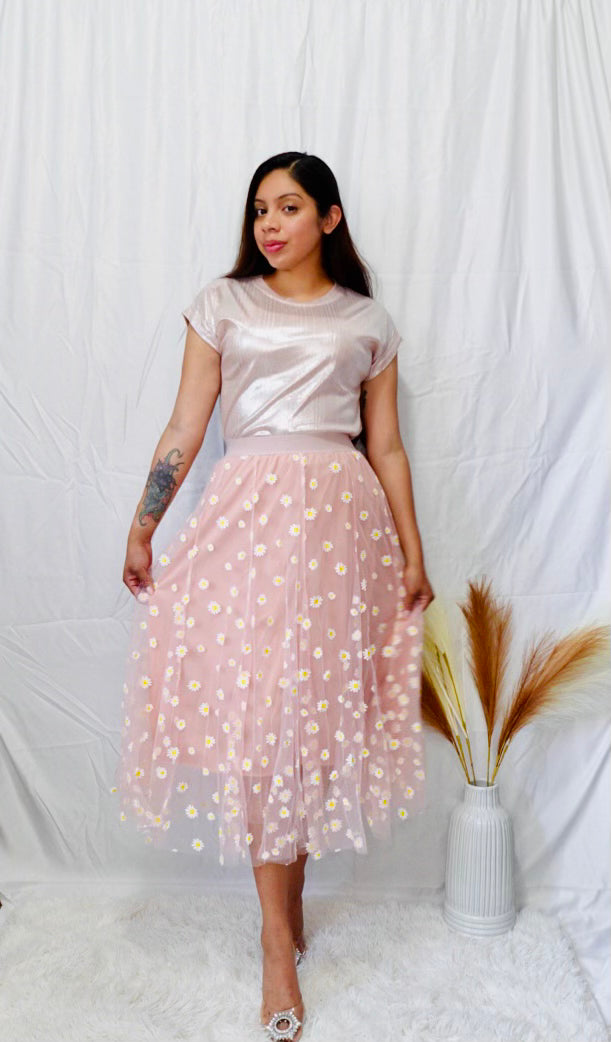 Margarita Pink Tulle Skirt