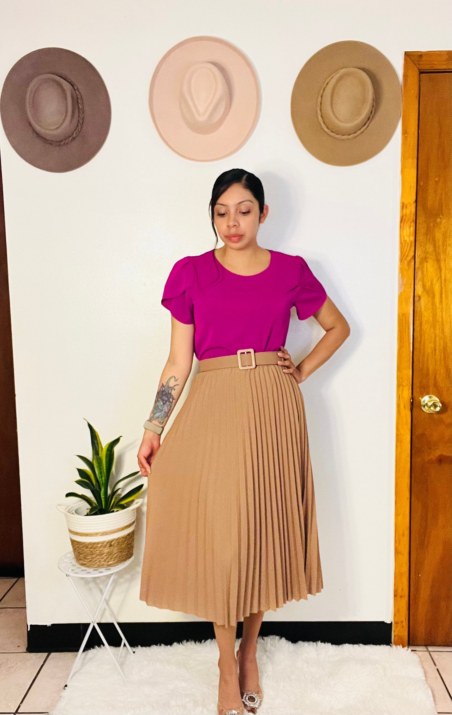 Hazel Pleated Skirt