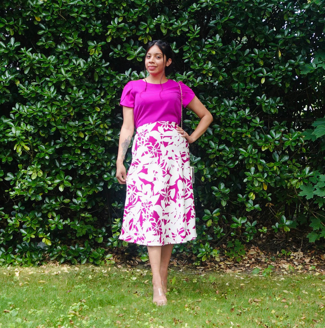 Rebecca Fuchsia Skirt