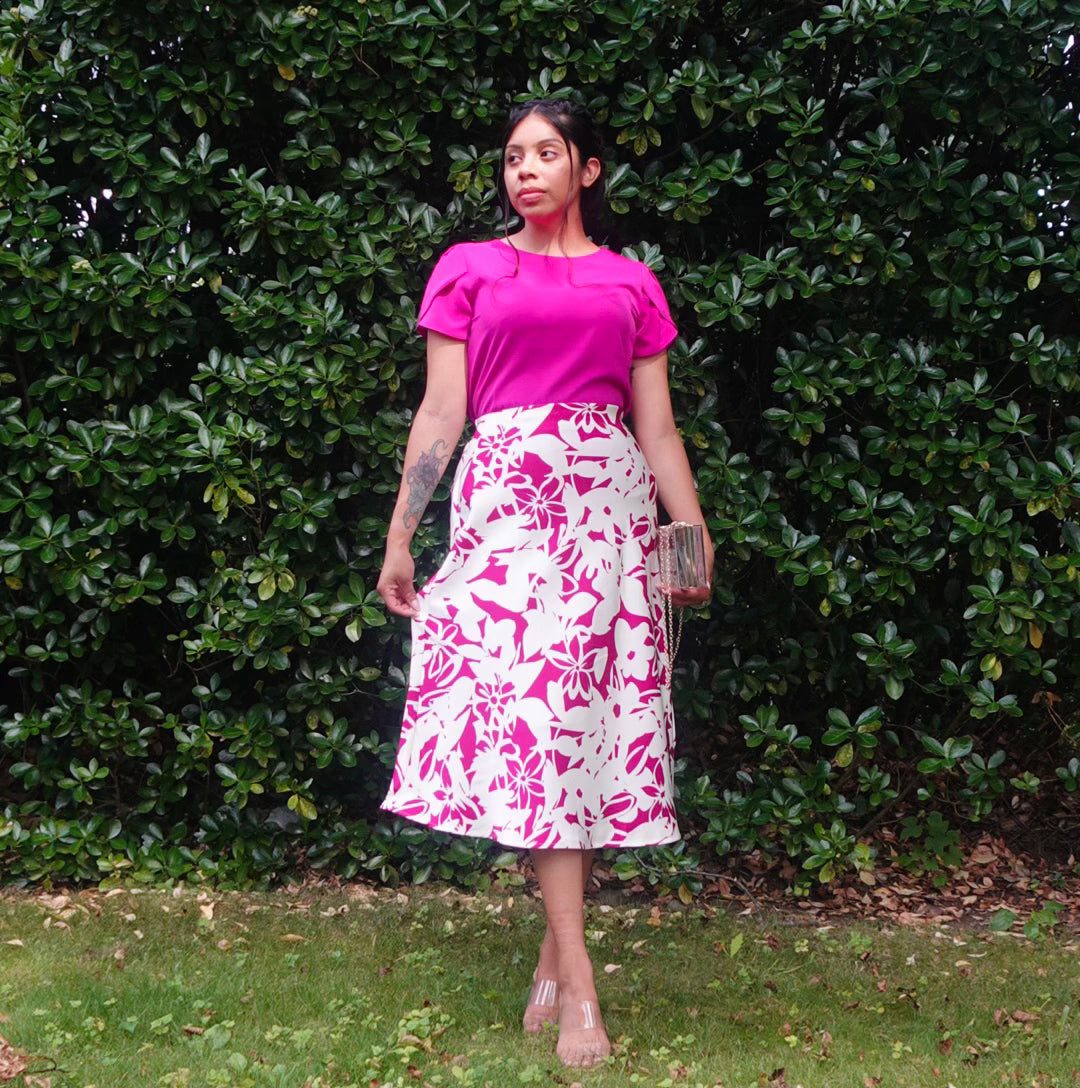 Rebecca Fuchsia Skirt