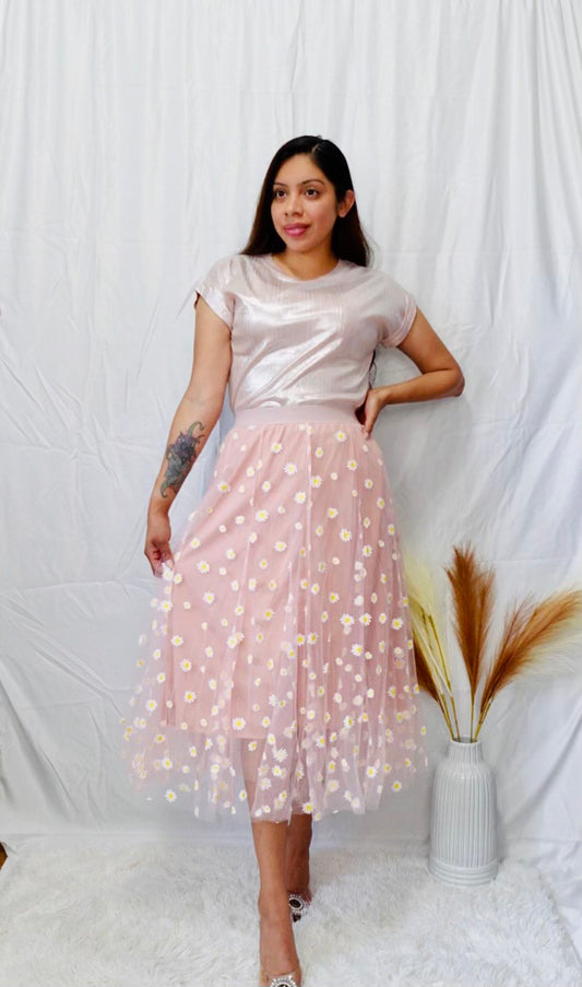 Margarita Pink Tulle Skirt
