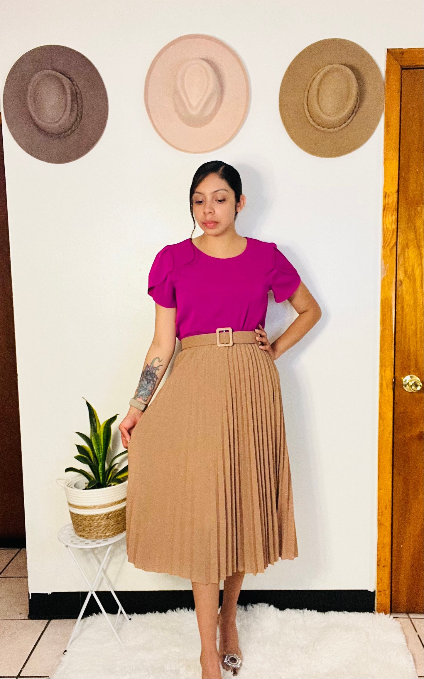 Hazel Pleated Skirt