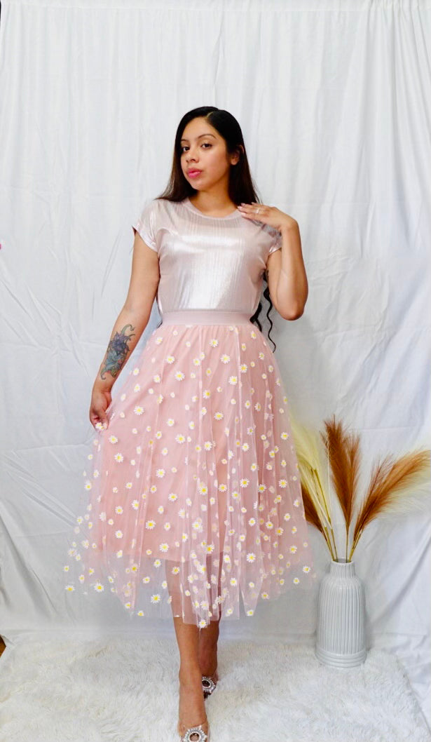 Margarita Pink Tulle Skirt