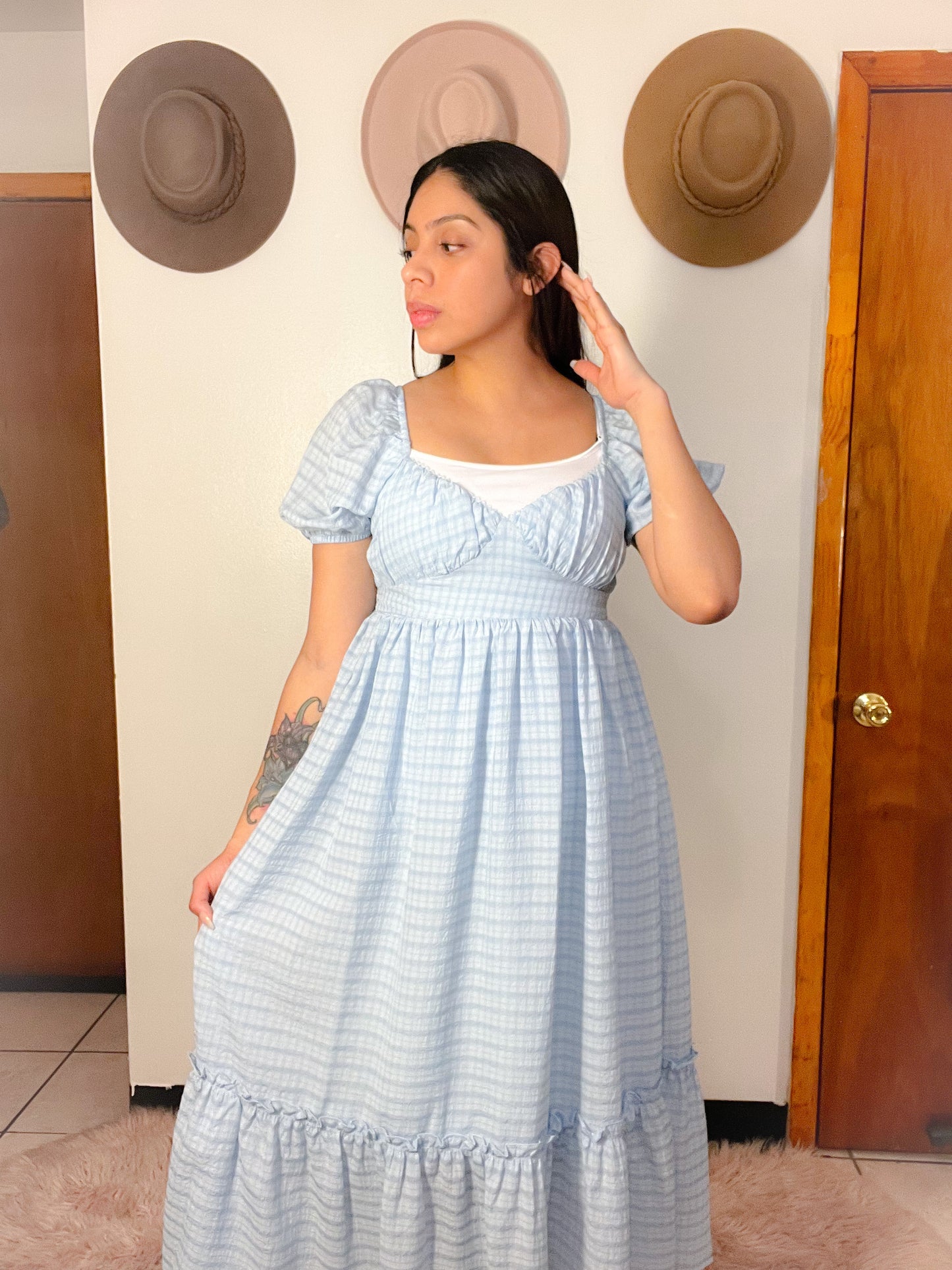 Ayla Gingham Dress