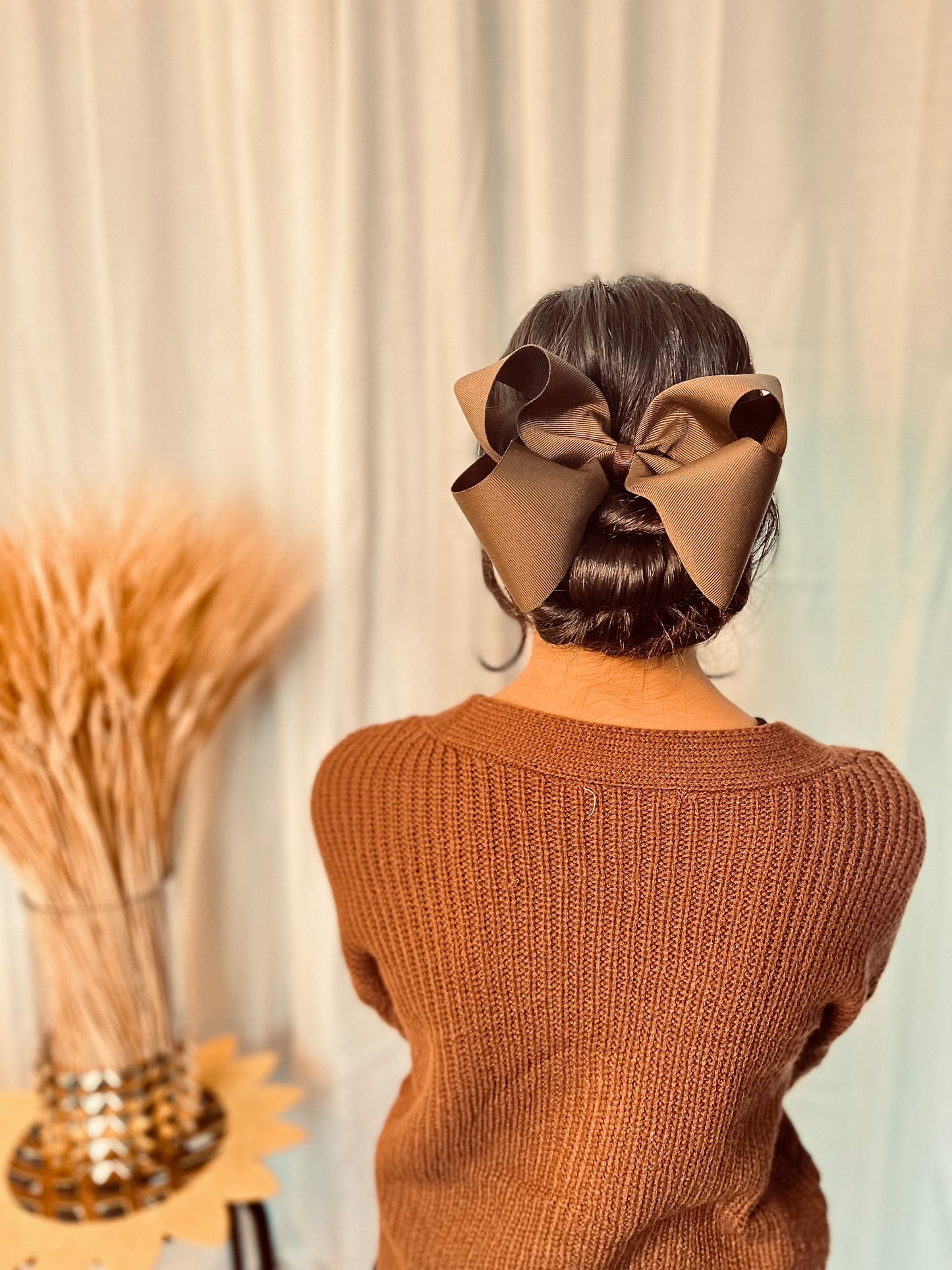 Brown Big Boutique Bow