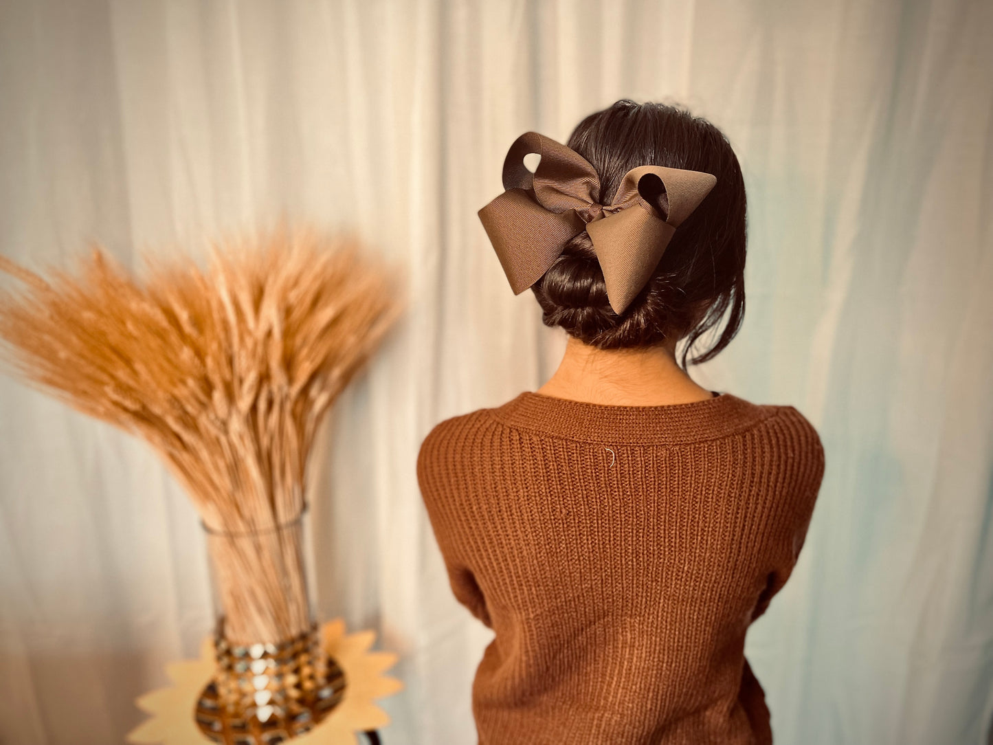 Brown Big Boutique Bow