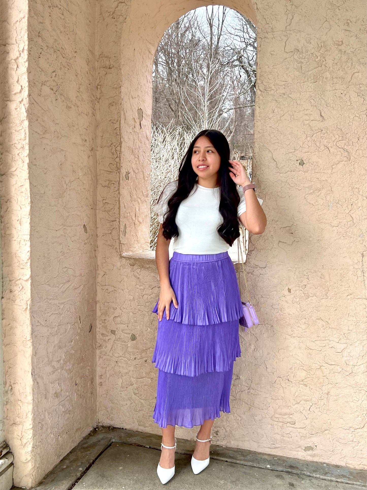 Evolet Tiered Skirt